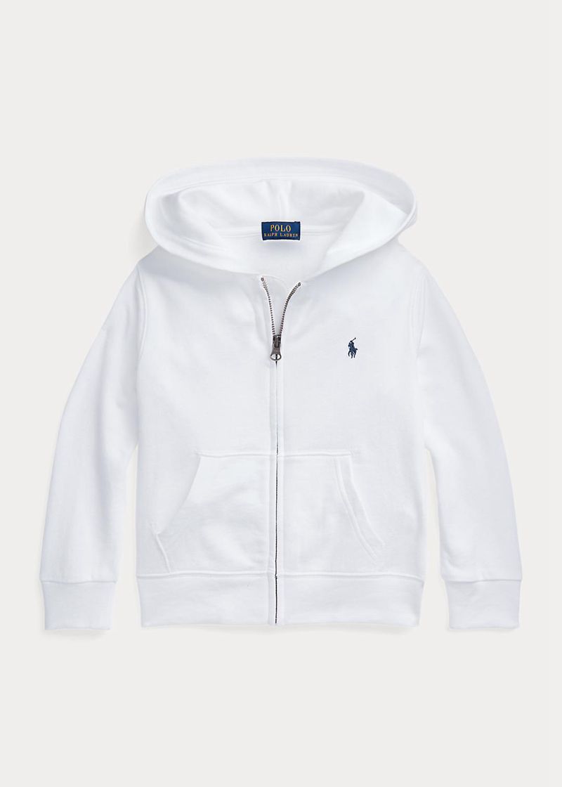 ラルフ ローレン パーカー ボーイ 白 1.5-6 年 Spa Terry Full-zip ERNOB3741